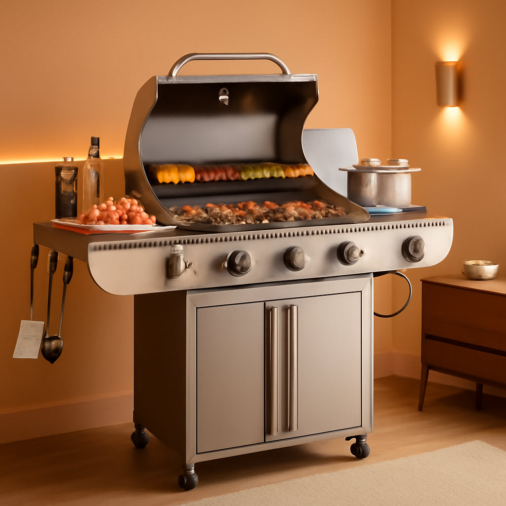Propane Grill With Side Burner Commercial Grade Outdoor