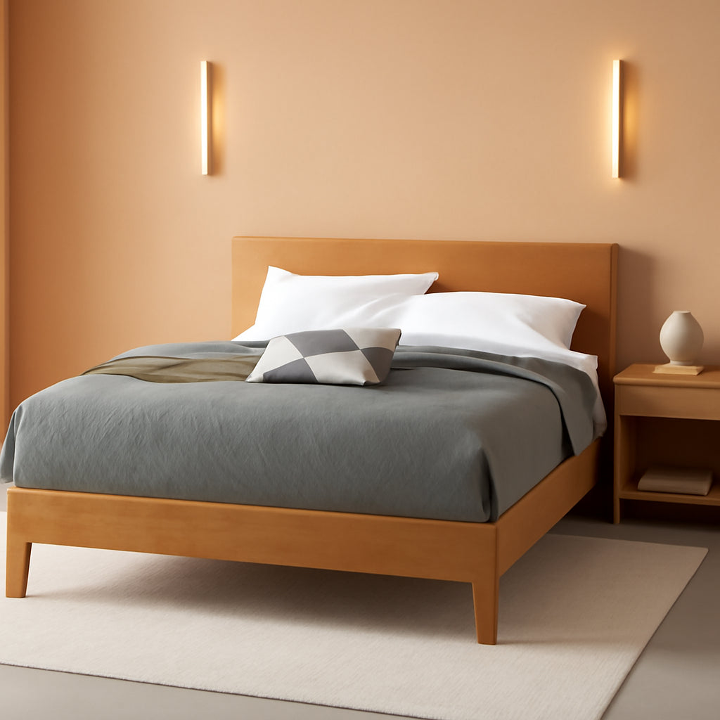 Premium Twelveinch Wood Platform Bed Slats Full Size-0