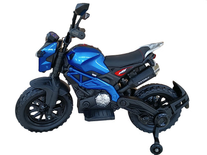 12V Electric Dirt Bike with Training wheels Ride on Motorcycle