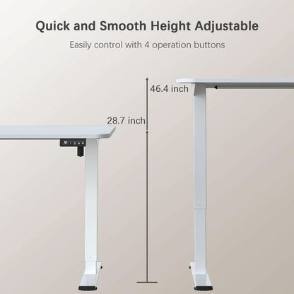 Electric Standing Desk 55x24 Inches Memory Presets-2