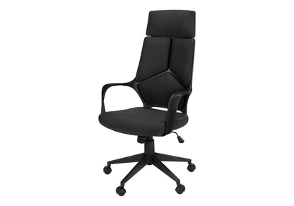 Braswell Office Chair, Adjustable, Swivel, Ergonomic, Grey Mesh, Contemporary, Modern