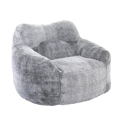 Beanbag Chair, Beanbag Sofa Chair with Armrests Stuffed High-Density Foam, Lazy Sofa Comfy Chairs Beanbag Chair for Adults in Living Room, Bedroom Reading