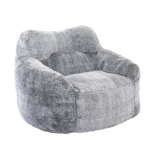 Beanbag Chair, Beanbag Sofa Chair with Armrests Stuffed High-Density Foam, Lazy Sofa Comfy Chairs Beanbag Chair for Adults in Living Room, Bedroom Reading