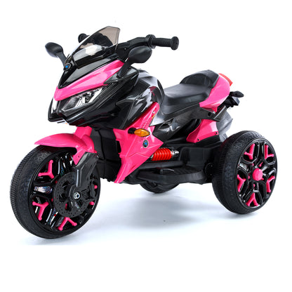 Kid Ride-On Motorcycle 3-Wheels Battery Powered Motorbike