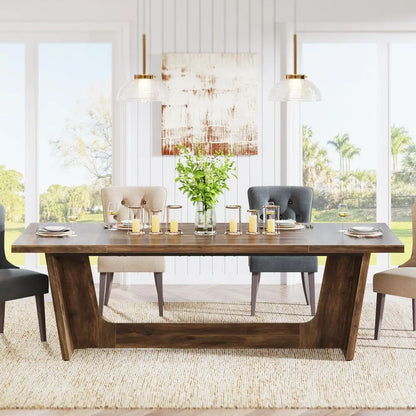 Scandinavian‑inspired All‑Wood Dining Table