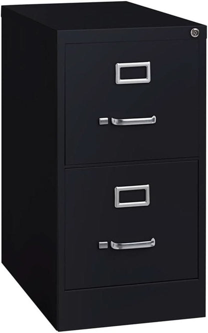 28.38 Inch Vertical Filing Cabinet Lockable Metal For Home Office Use Pre Assembled Letter Size Compatible