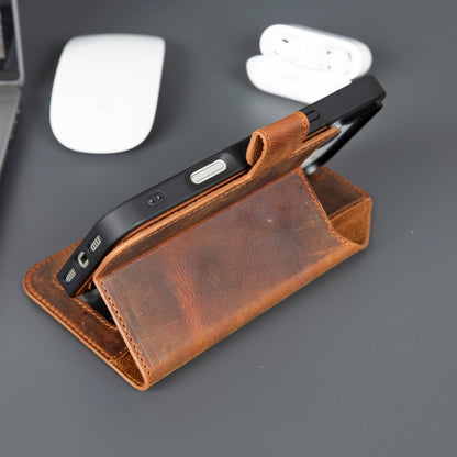 Casper iPhone 17 Leather Wallet Case – MagSafe Compatible