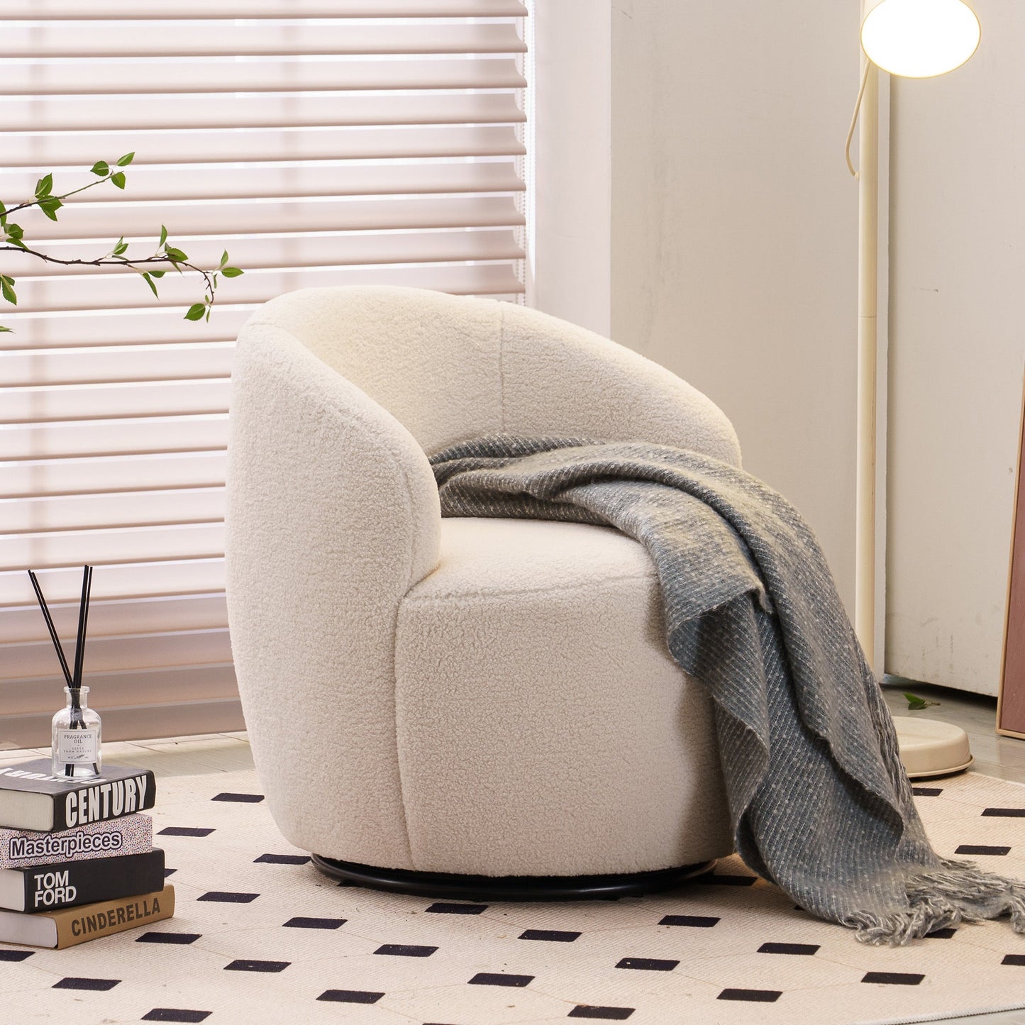 Fabric Swivel Armchair "3 Colors"