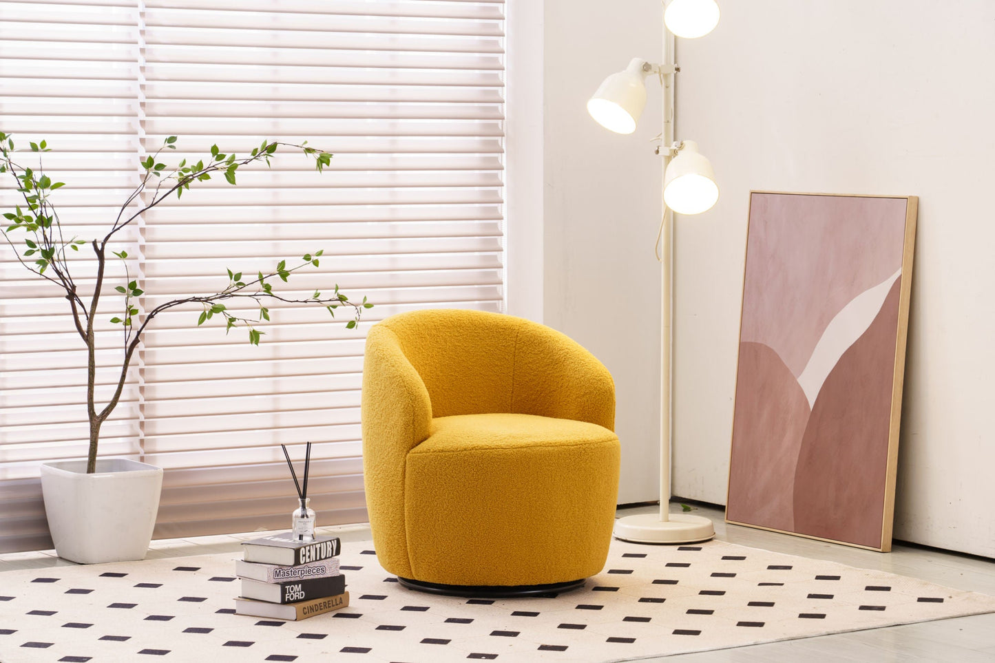 Fabric Swivel Armchair "3 Colors"