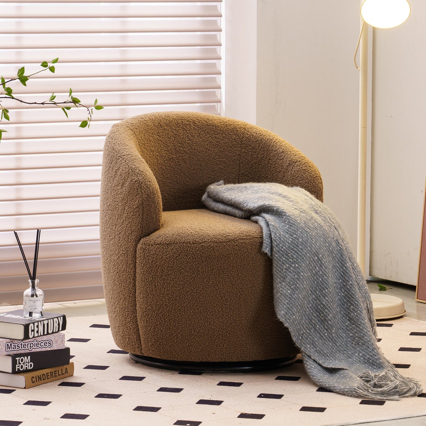 Fabric Swivel Armchair "3 Colors"