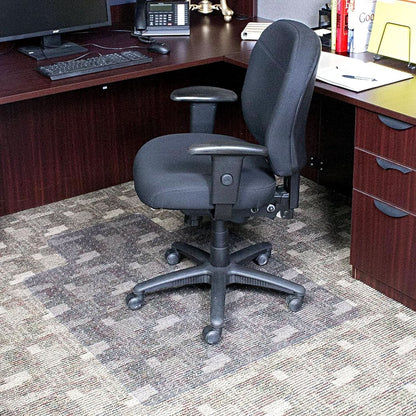 Office Chair Mat 36x48 Clear For Low Pile Carpet Use-1